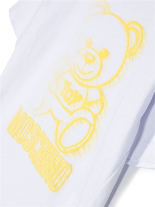 T shirt bambino con stampa MOSCHINO KID-TEEN | HUM048LAA2410101